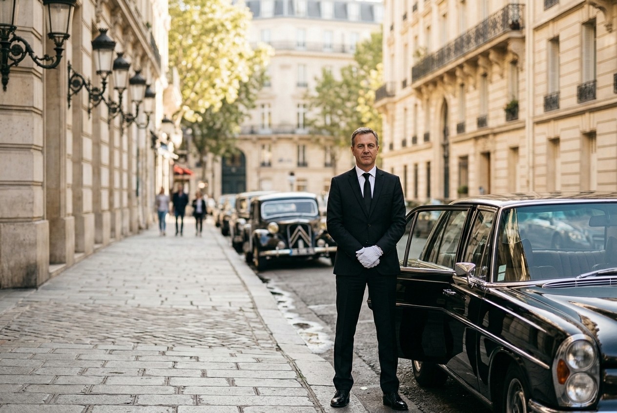 Private chauffeur on hire — Cedars Mobility Paris